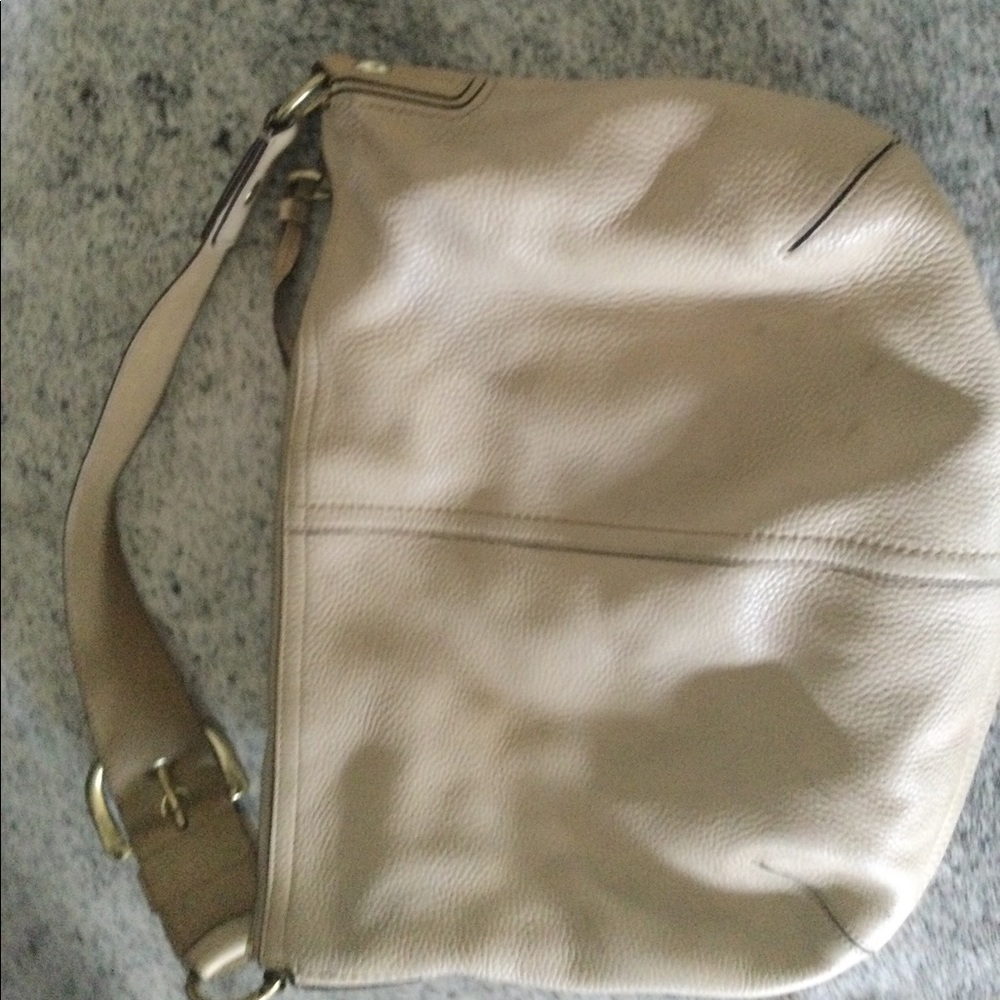 Rare, Chic Coach Genuine Leather Hobo Bag
